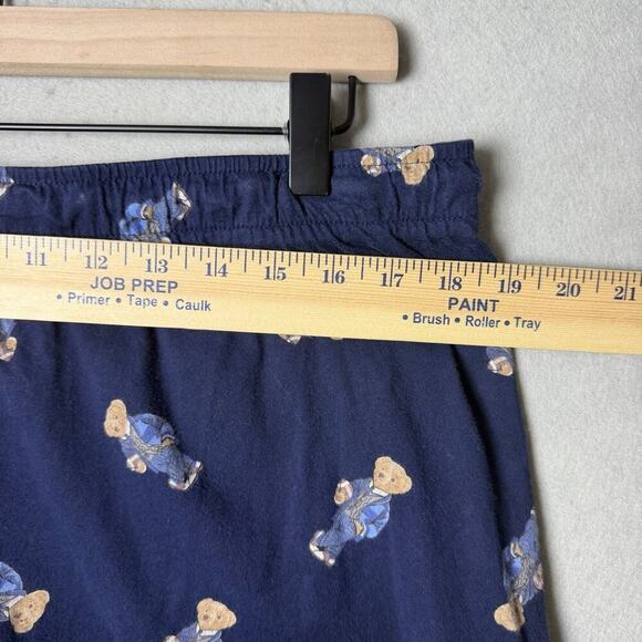 Polo Ralph Lauren All Over Bear Football Jersey Sleep Pants Men’s Size XL - Picture 8 of 9